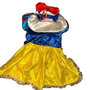 Disney snow white princess dress pet costume size Medium M